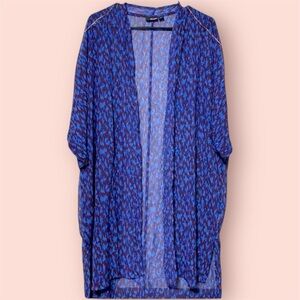 a.n.a Sheer Kimono Swim Coverup